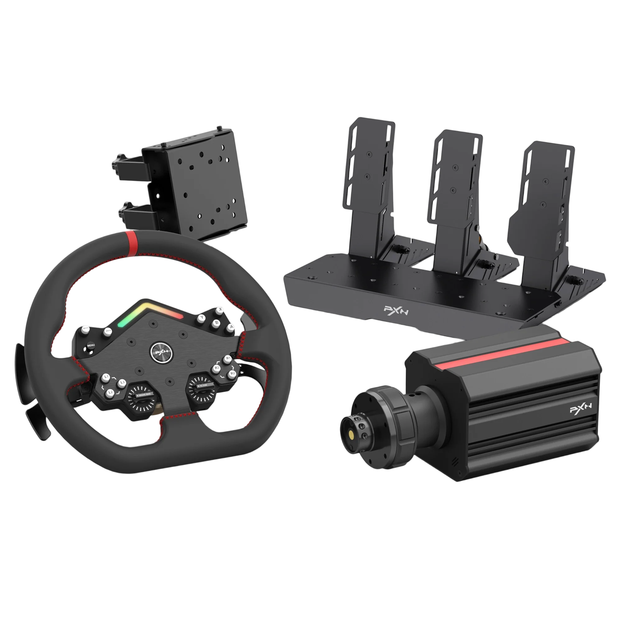 PXN V12 Lite Direct‑Drive Racing Wheel Bundle - Image 2