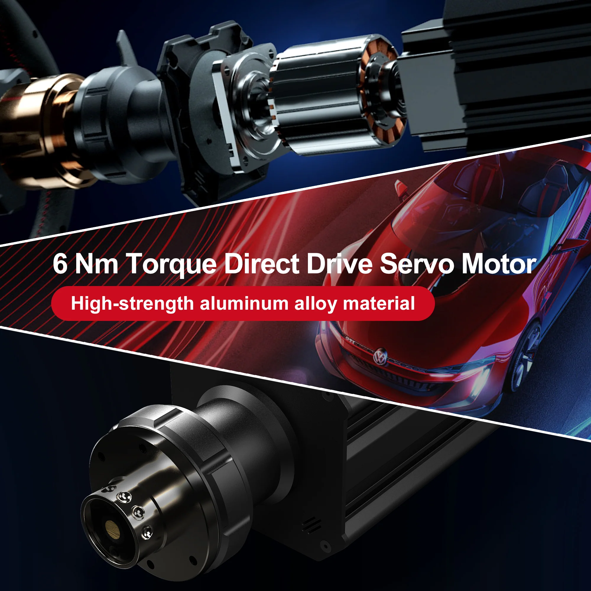 PXN V12 Lite Direct‑Drive Racing Wheel Bundle - Image 4