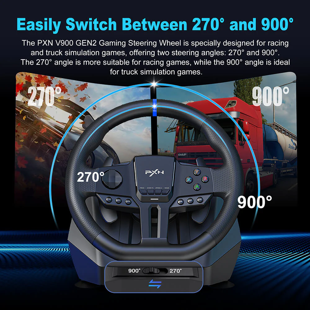 PXN V900 GEN2 Racing Steering Wheel - Image 5