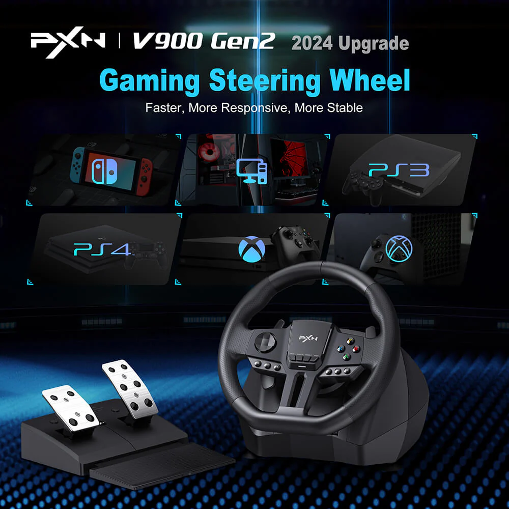 PXN V900 GEN2 Racing Steering Wheel - Image 7